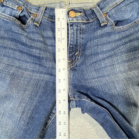 Levis 529 Jeans Women's 12M Blue Curvy Bootcut Western Mid Rise Stretch Denim - Picture 15 of 16